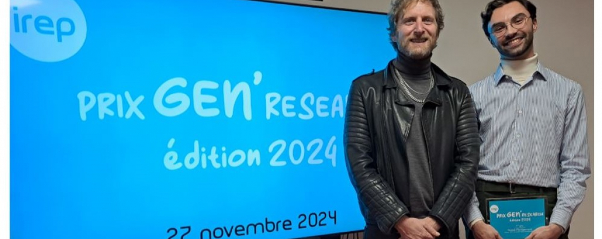 Remise du Prix IREP Gen' Research